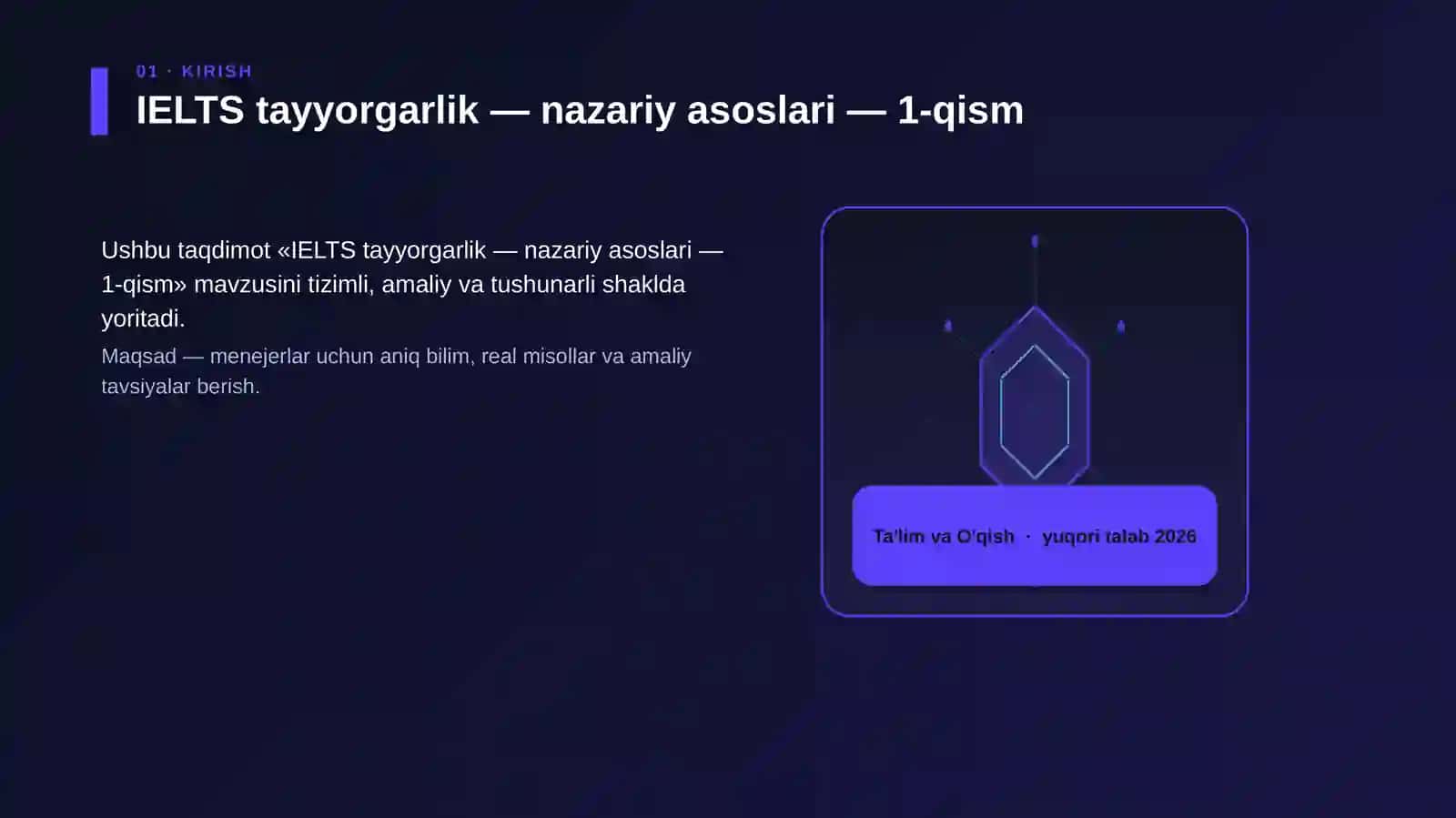 IELTS tayyorgarlik — nazariy asoslari — 1-qism 3