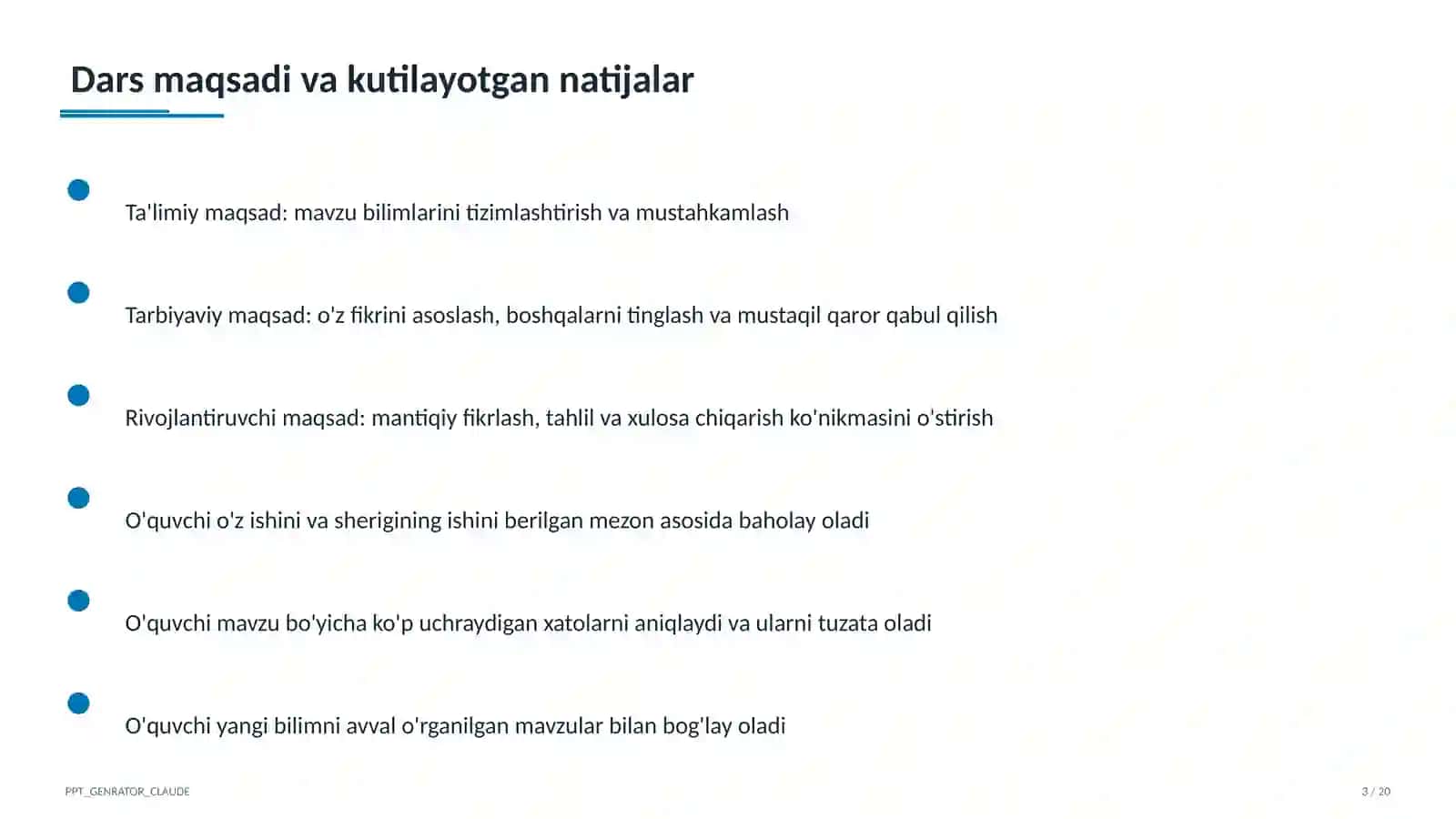 Husnixat: harflarni to'g'ri yozish (1-sinf) 3