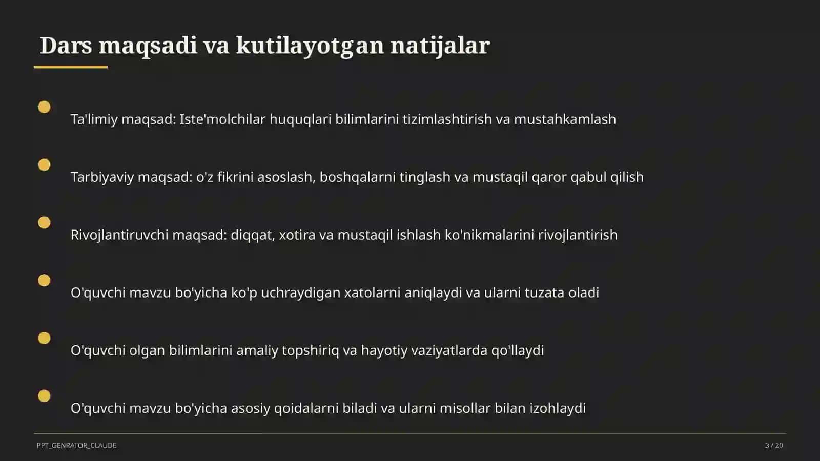 Iste'molchilar huquqlari (10-sinf) 3