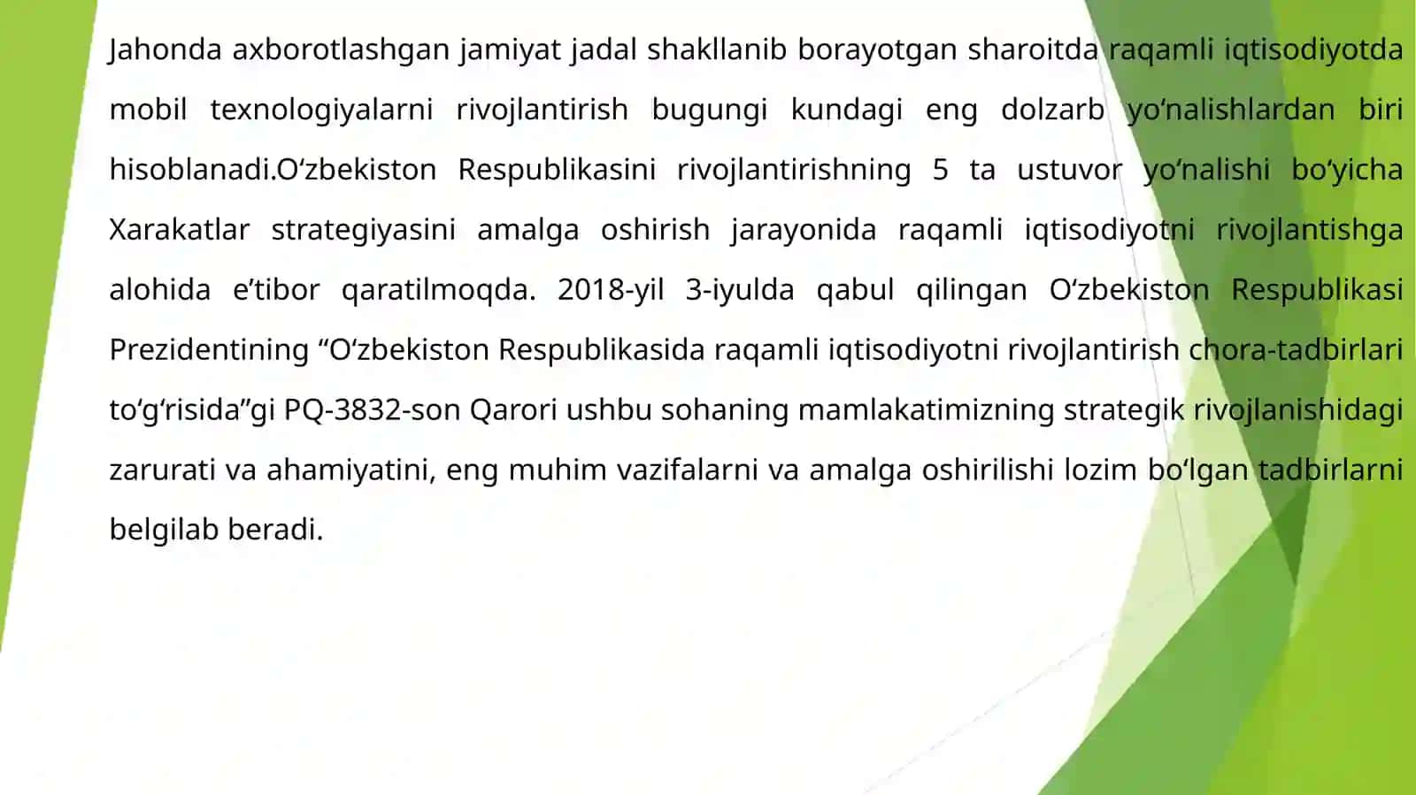 Mobiltexnologiyalar va biznesning raqamli transformatsiyasi 3