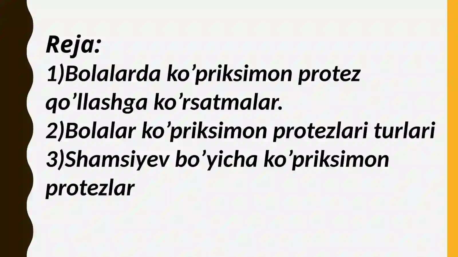 X.N.Shamsiyevning  Ko’priksimon protezi 3