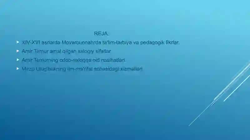 XIV-asrning ikkinchi yarmi va XVI-asrda Movaraunnahrda tarbiya,maktab va pedagogik fikrlar 3