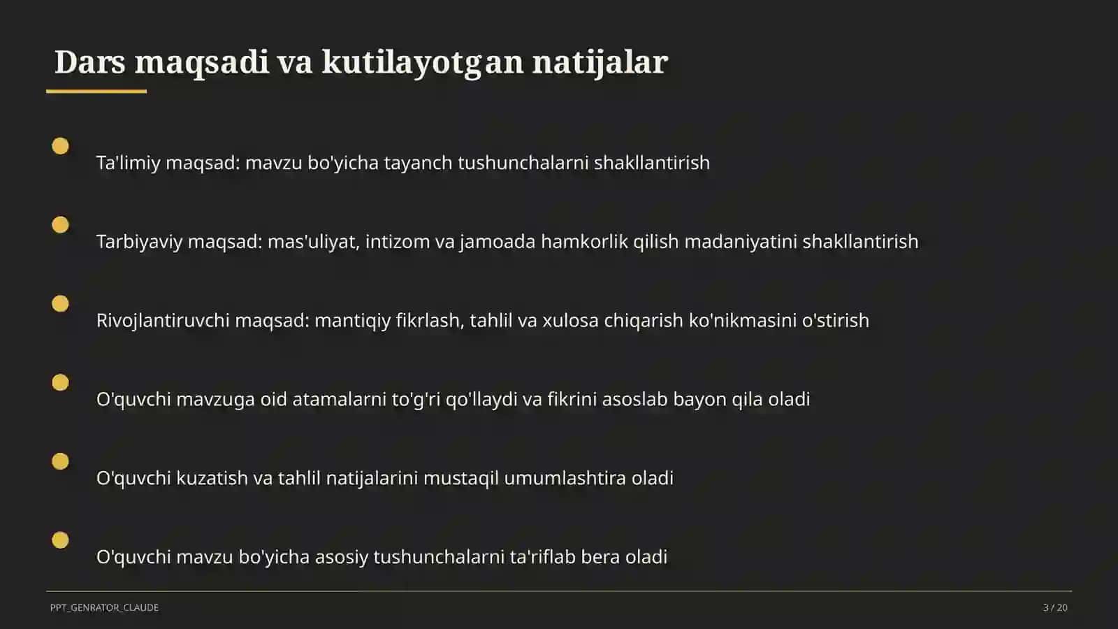 Yulduzli tunlar (11-sinf) 3
