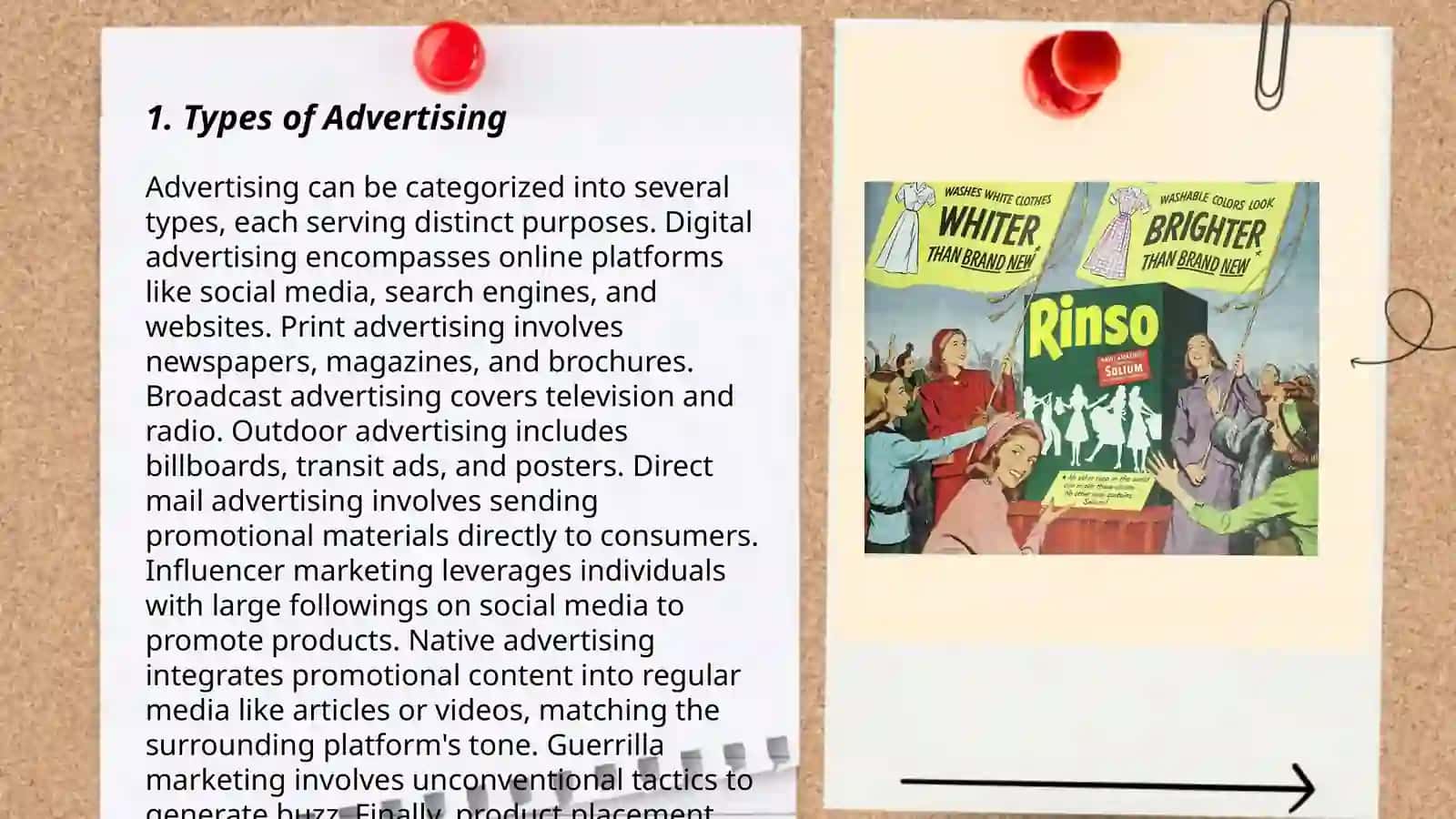 Reading advertisements 3