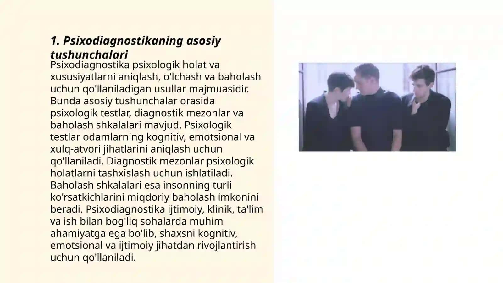 Psixadiagnostik tadqiqotlarning asosiy tamoyillarning mohiyati va mazmuni 3