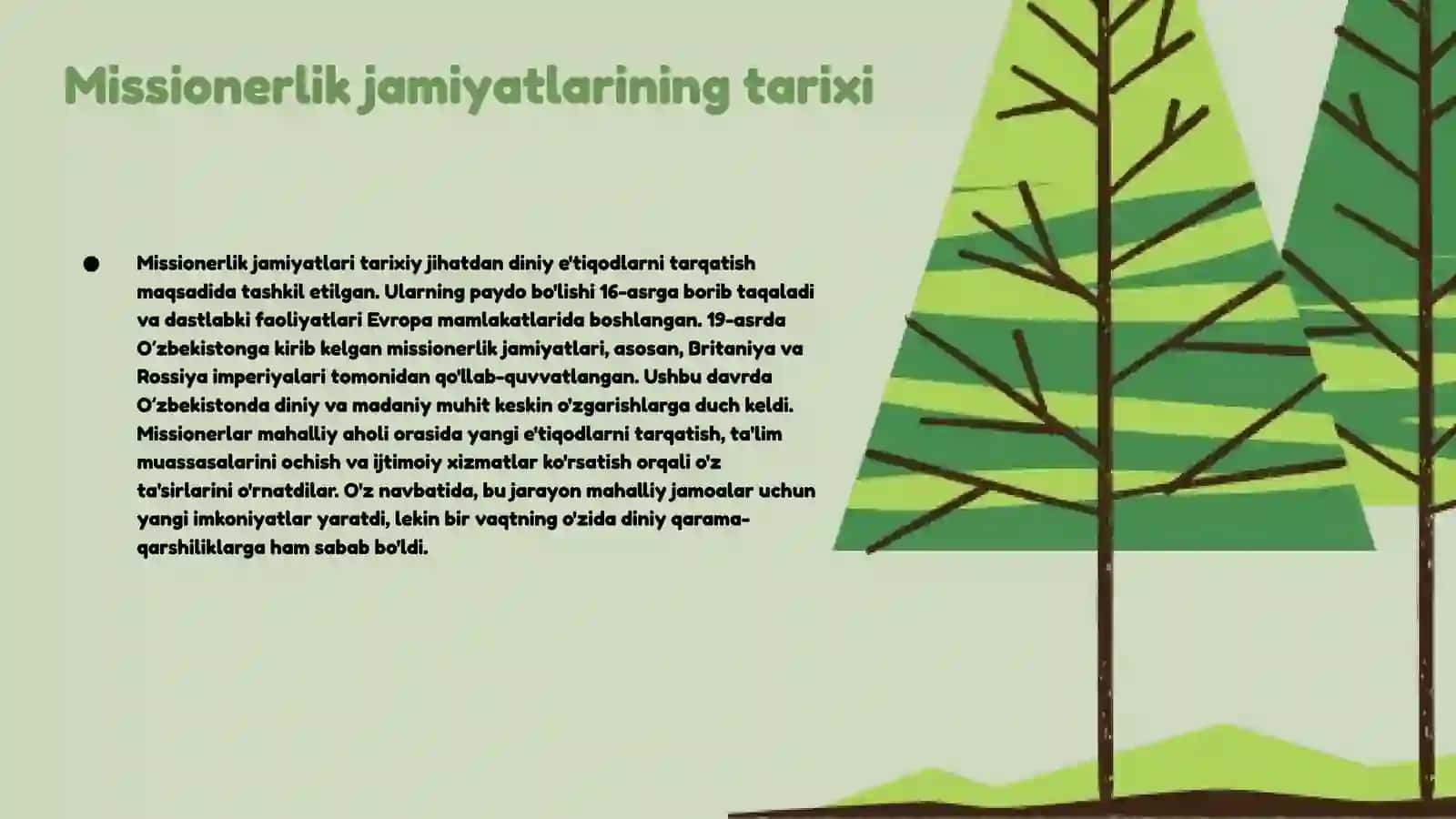 Oʻzbekistonda faoliyat koʻrsatgan missionerlik jamiyati 3