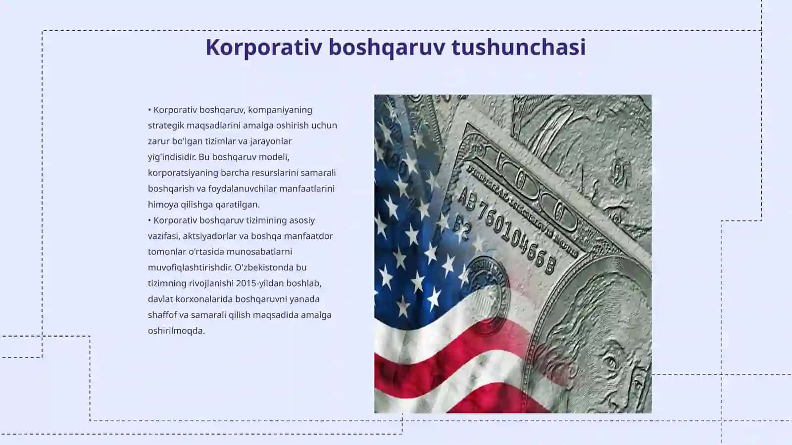 Davlat ulushi mavjud korporativ tuzilmalarda korporativ boshqaruv tizimi 3
