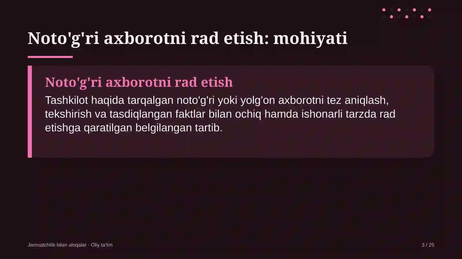 xususiy maktablarda tarqalgan noto'g'ri axborotni rad etish tartibi 3198 3