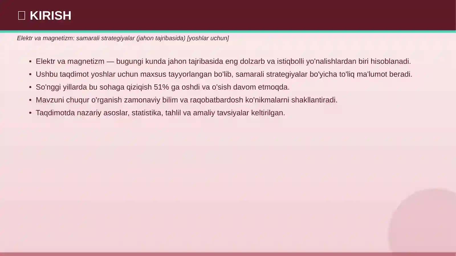 Elektr va magnetizm: samarali strategiyalar (jahon tajribasida) [yoshlar uchun] 3