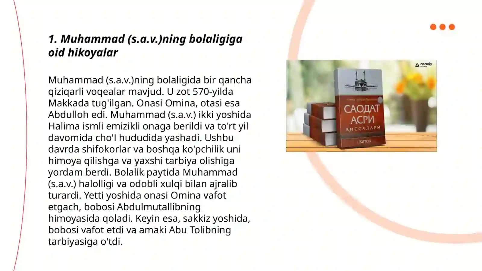 Saodat asri qissalari 3