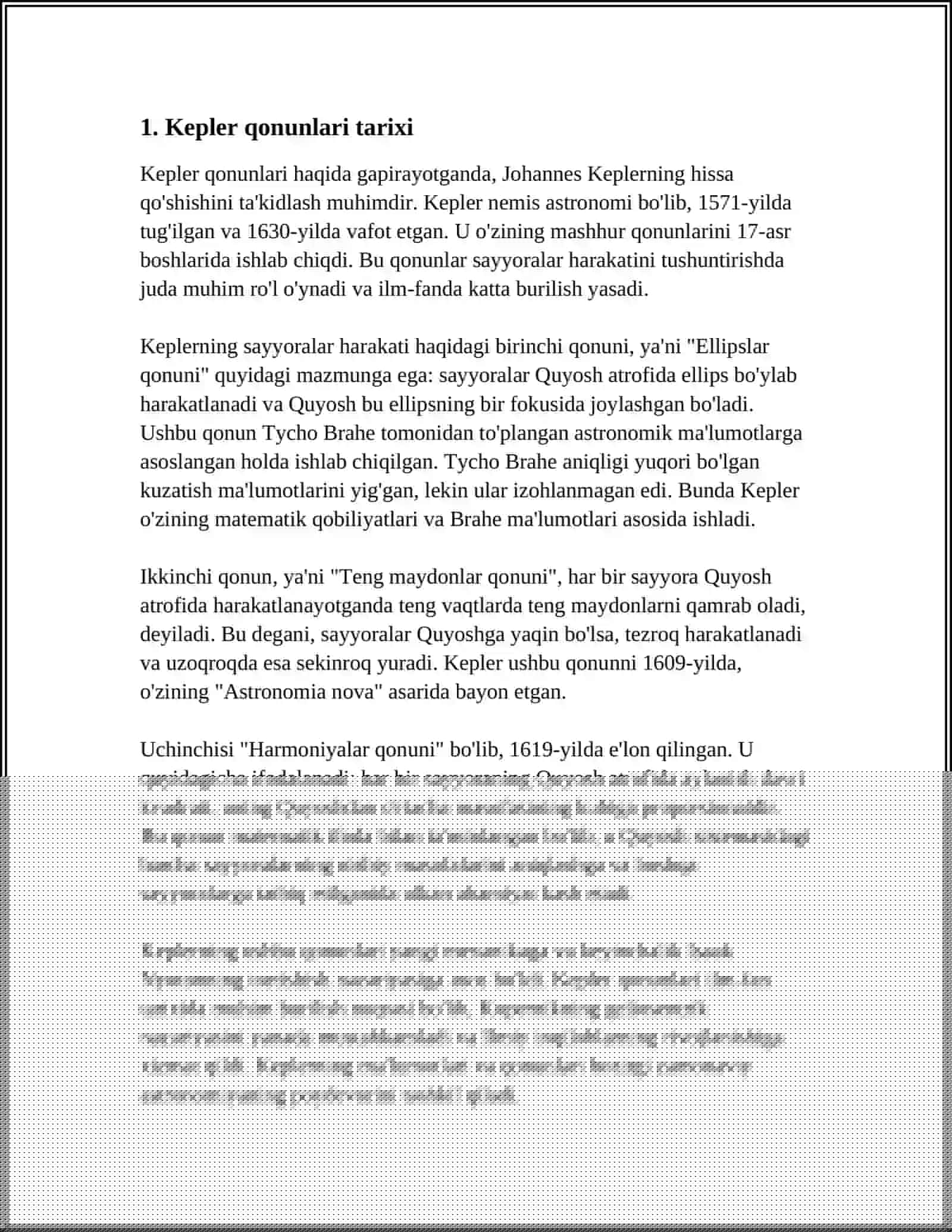 KEPLER QONUNLARI 3