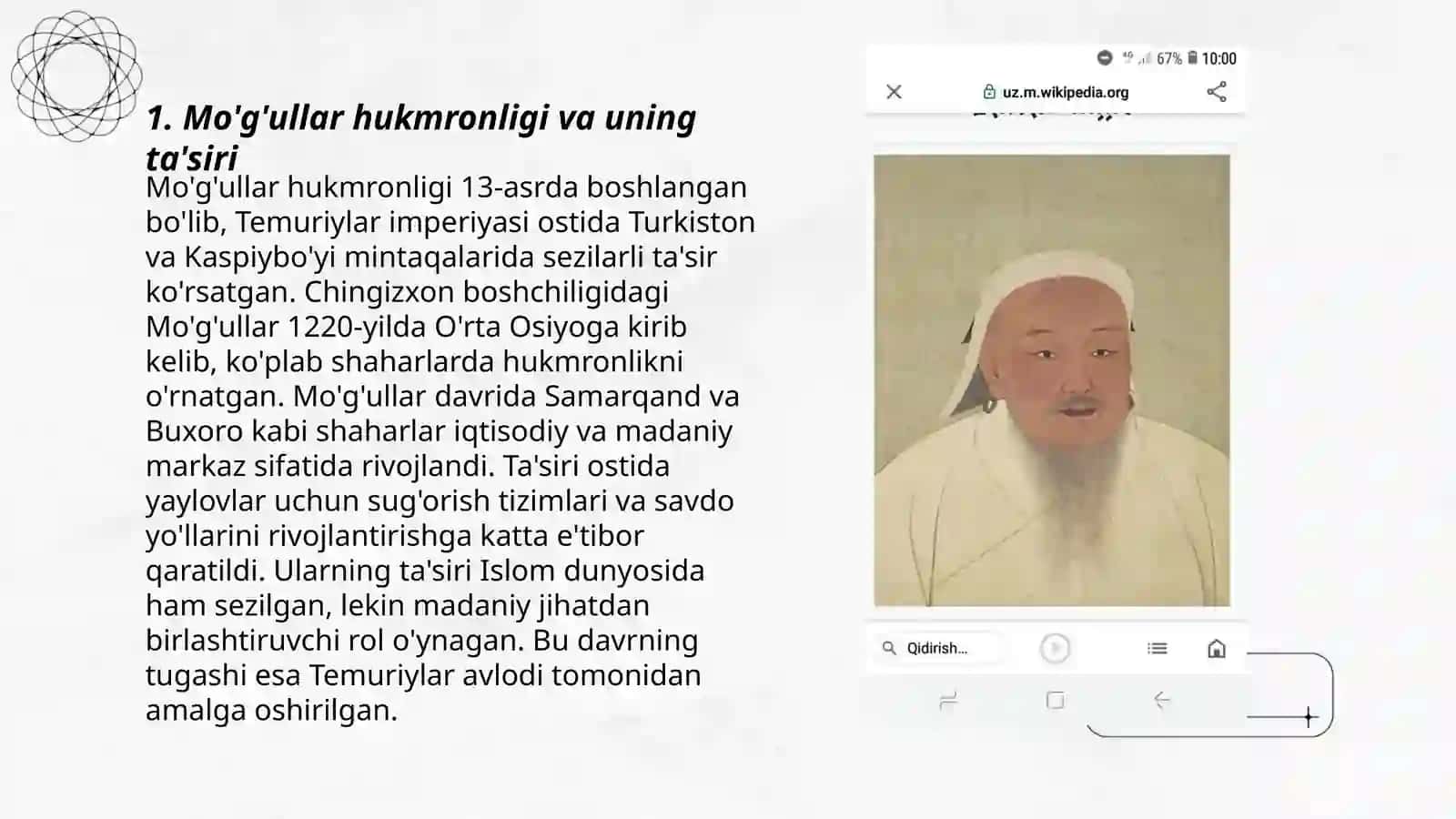 Mo'g'ullar hukmronligi va uning ta'siri 3