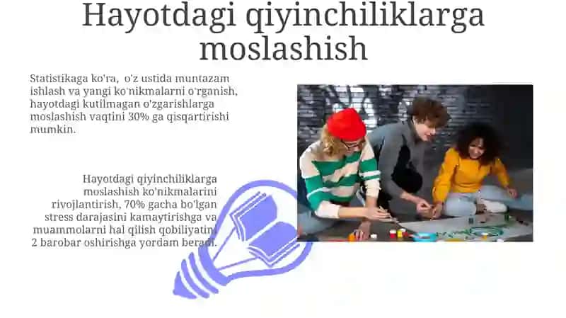 Hayotdagi qiyinchiliklarga moslashish 3