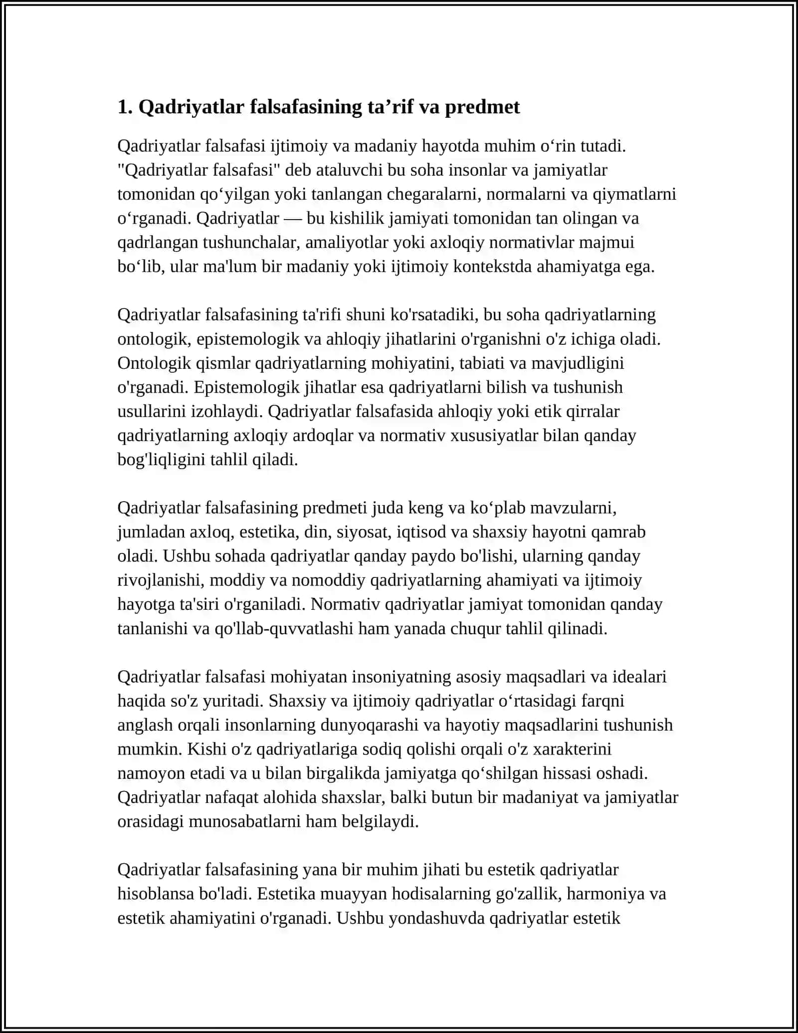 QADRIYATLAR FALSAFASI 3