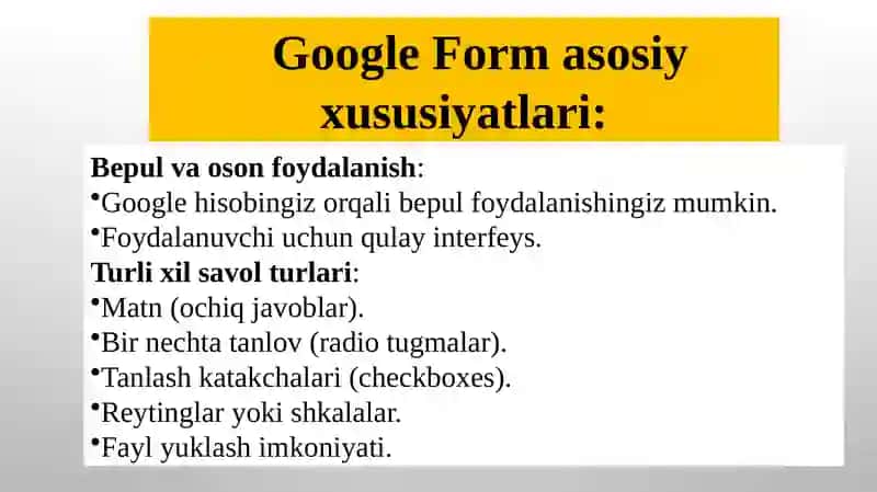 Google Form 3