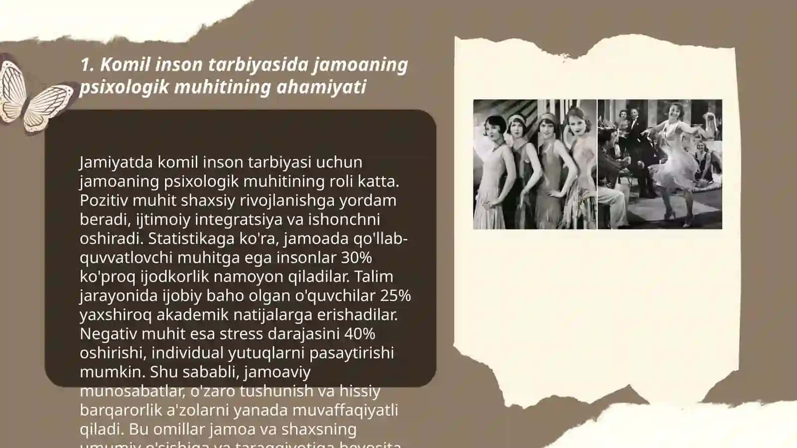 Komil inson shaxsini tarbiyalashda jamoaning oʻrni va ahamiyati 3