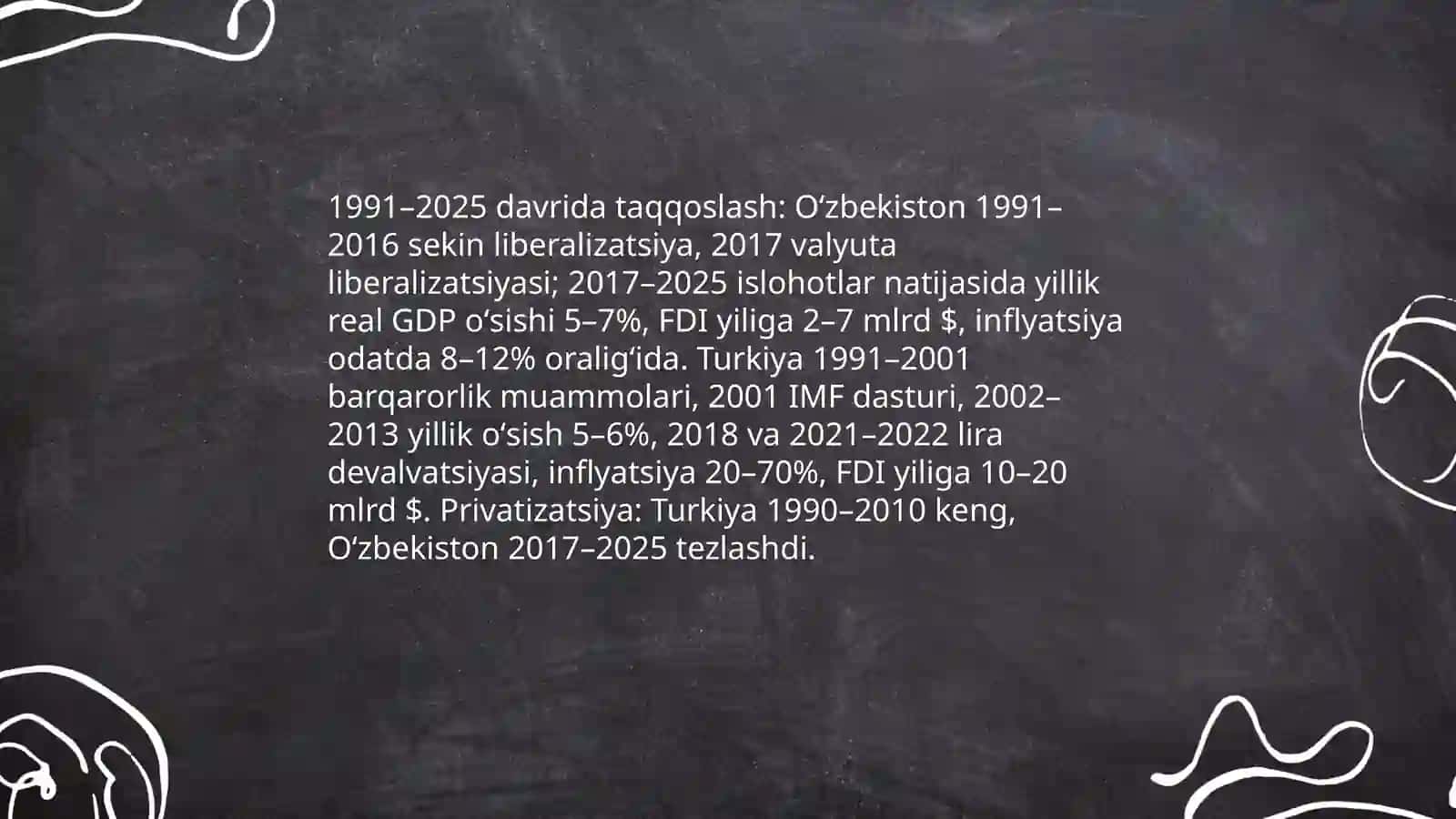 1991-2025 yillarda Oʻzbekistonda va Turkiyada iqtisodiyoti 3