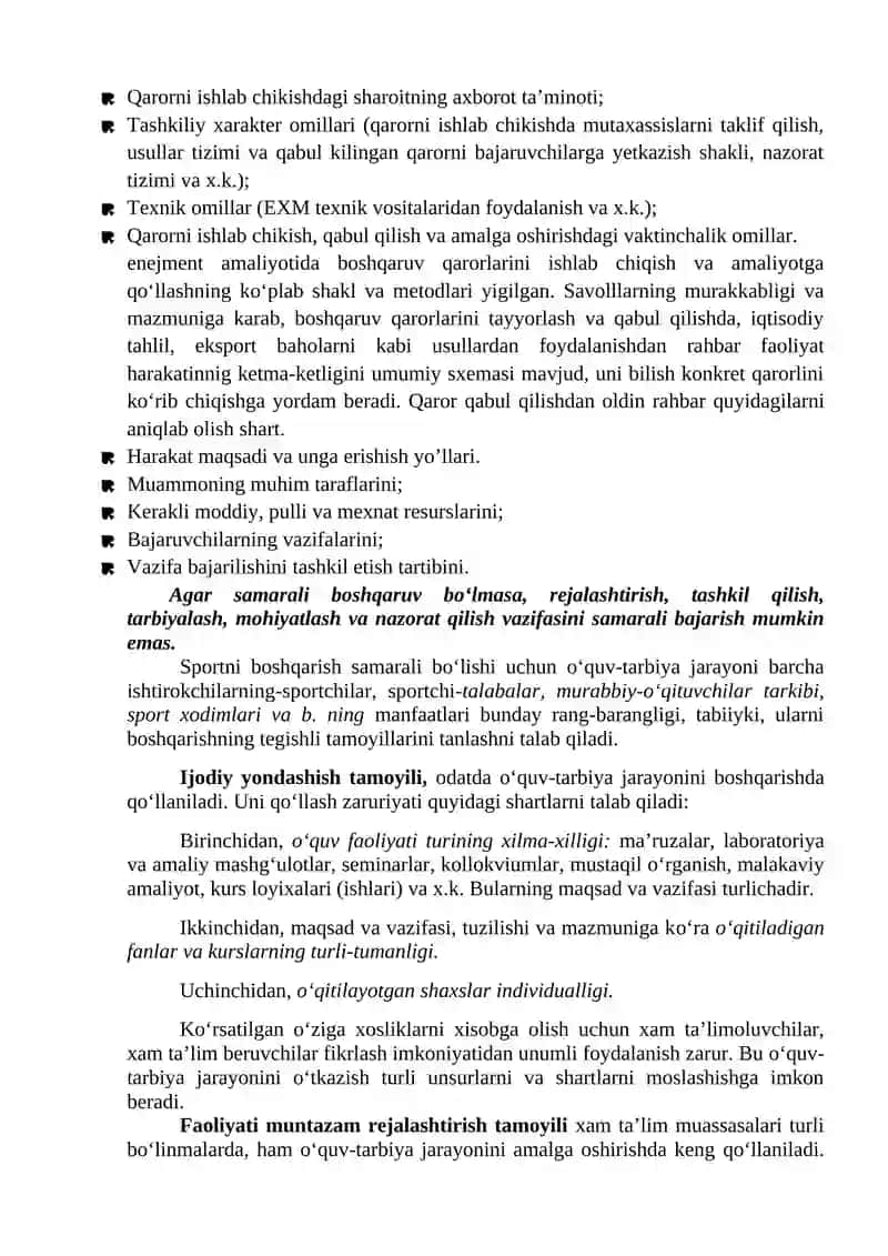 Sport tashkilotlarida menejment madaniyati va rahbarlik uslublari 3