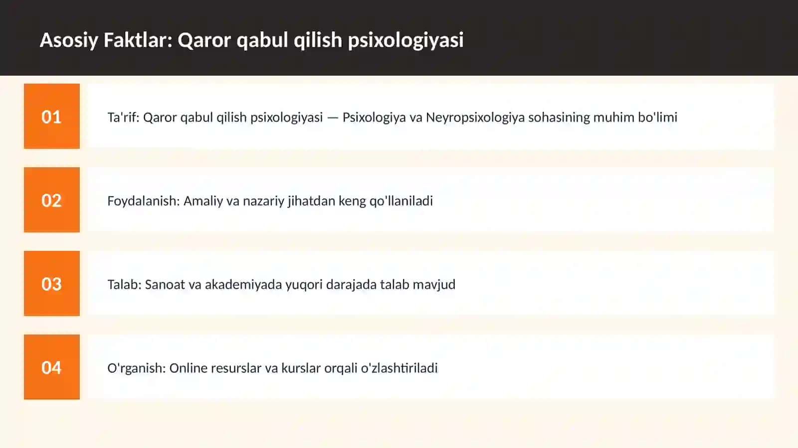 Qaror qabul qilish psixologiyasi 3