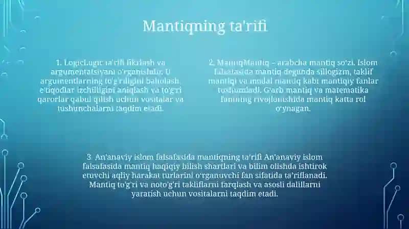 Mantiq 3