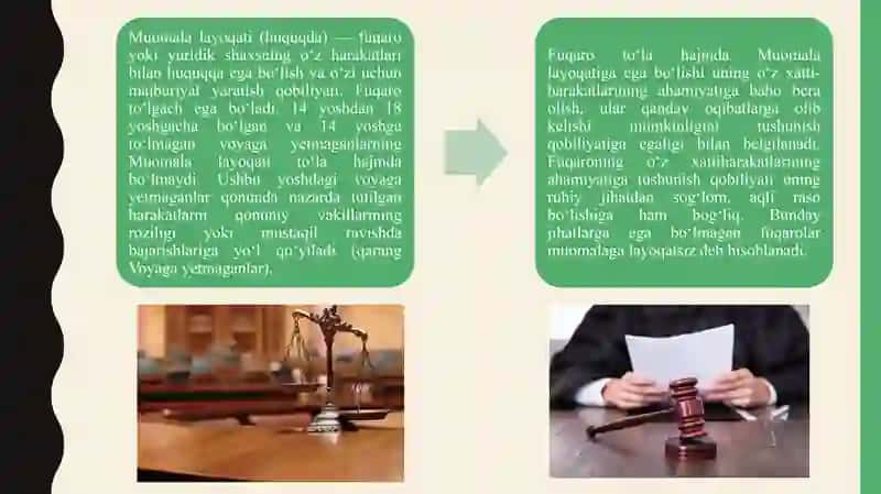 Fuqaroning huquq layoqati va muomala layoqatini cheklashga yo‘l qo‘yilmasligi 3