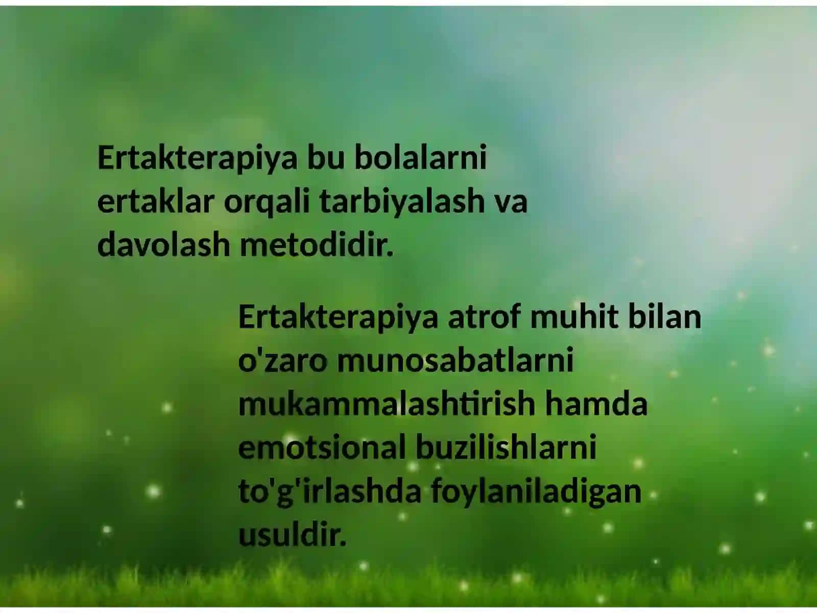 Ertakterapiya 3