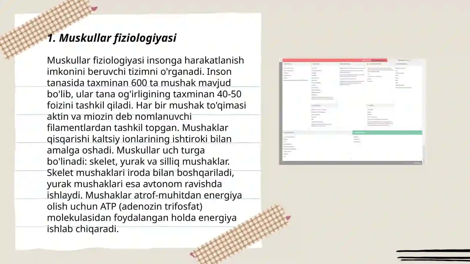 Muskullarning charchashi jarayonining yoshga bogʻliq xususiyatlari 3