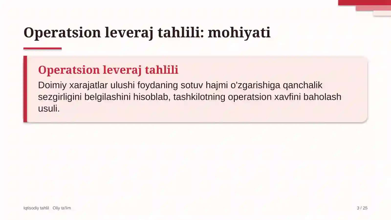 bolalar shifoxonalarida operatsion leveraj tahlili 9106 3