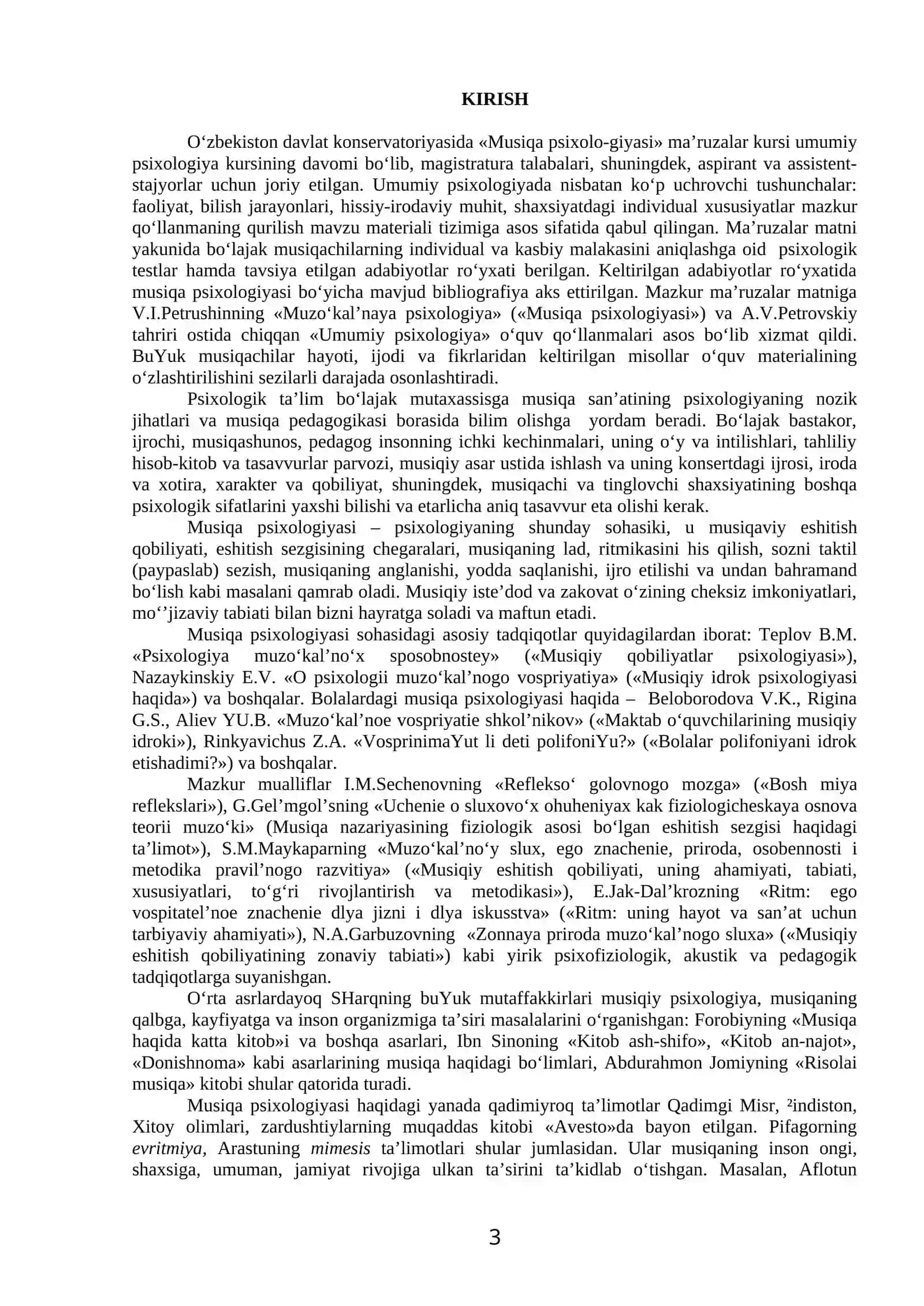 Musiqa psixologiyasi 3