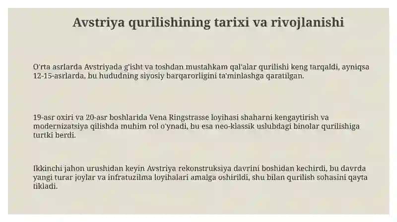 Avstriya qurilish sanoati 3