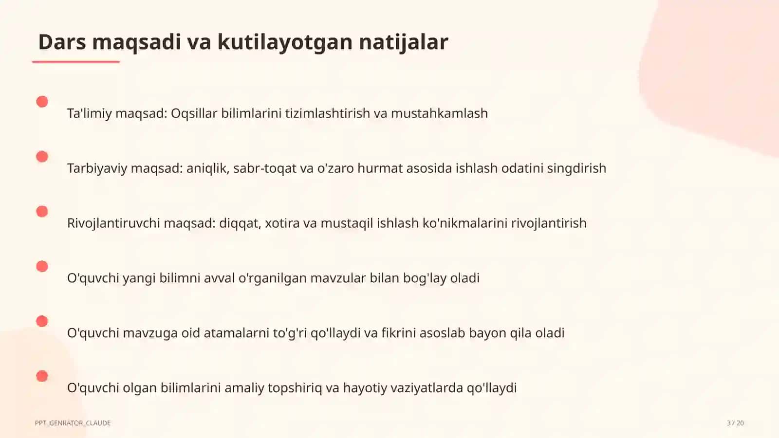 Oqsillar (11-sinf) 3