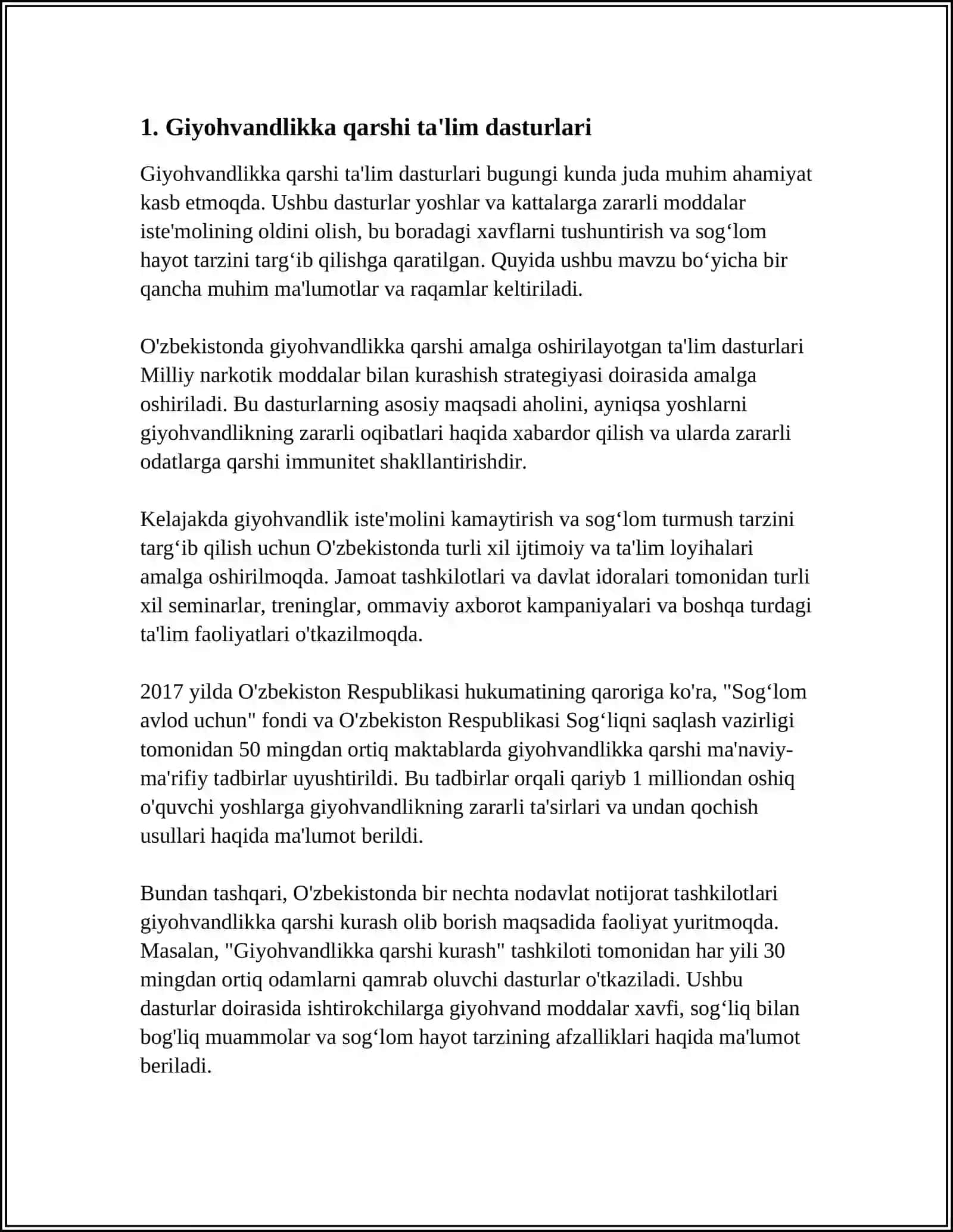 GIYOHVANDLIKKA QARSHI KURASH 3