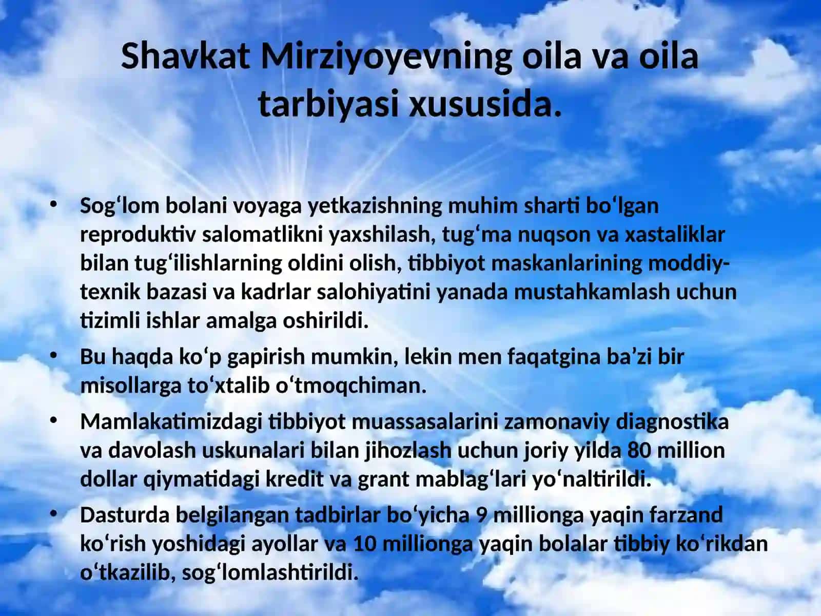 OILA VA OILAVIY QADRYATLAR MA‘NAVIY MADANIYATNING BOSH OMILI 3