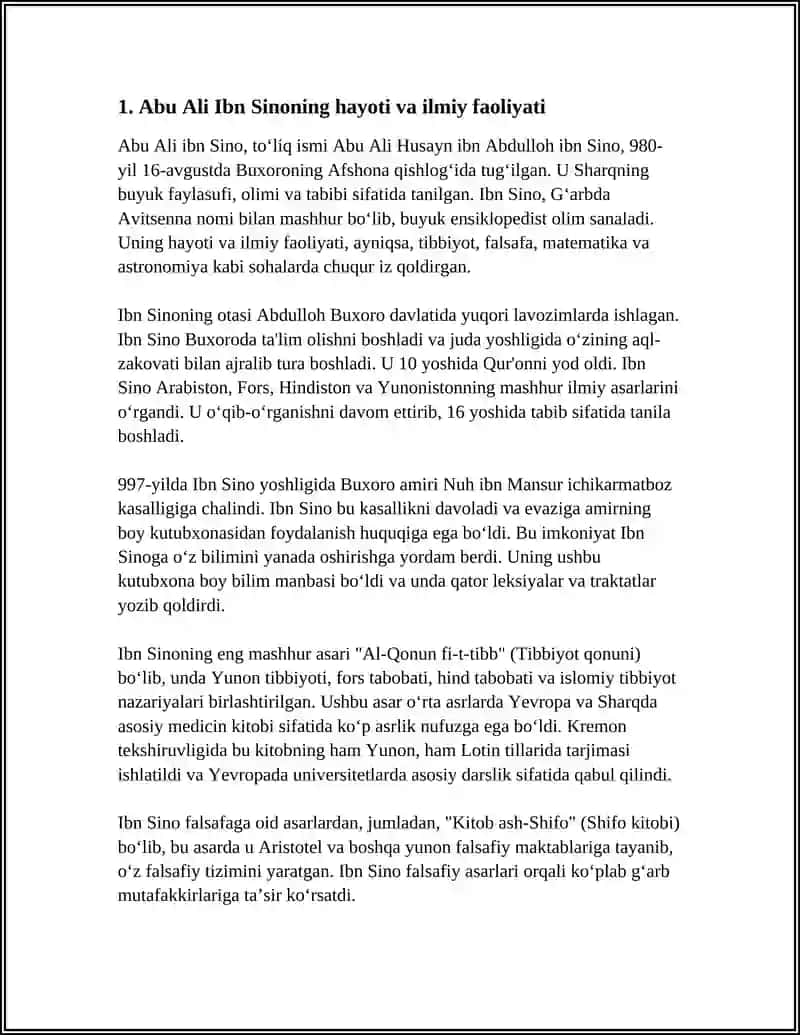 ABU ALI IBN SINONING BUYUK MEROSI 3