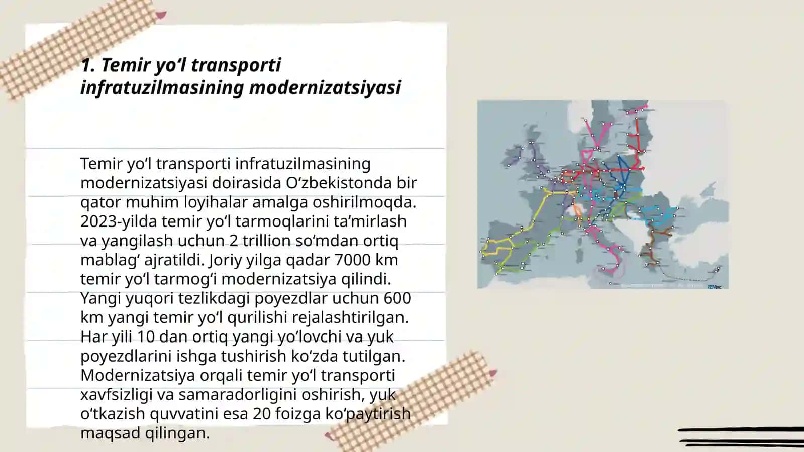 Temir yo‘l transporti tasnifi va rivojlanishining ilmiy texnik muammolari 3