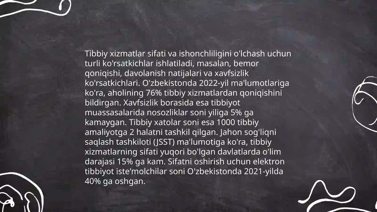 Tibbiy Xizmat Ko‘rsatishning Rivojlanishi va Iqtisodiyoti 3