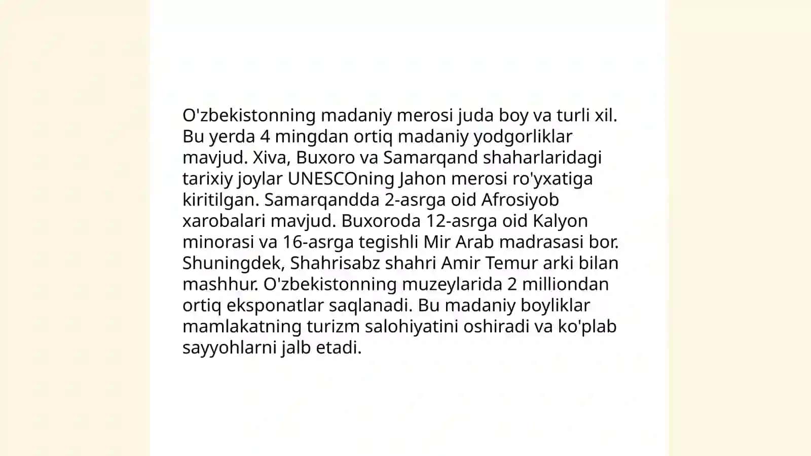 O'zbekistonda ma'naviy va madaniy taraqqiyot 3