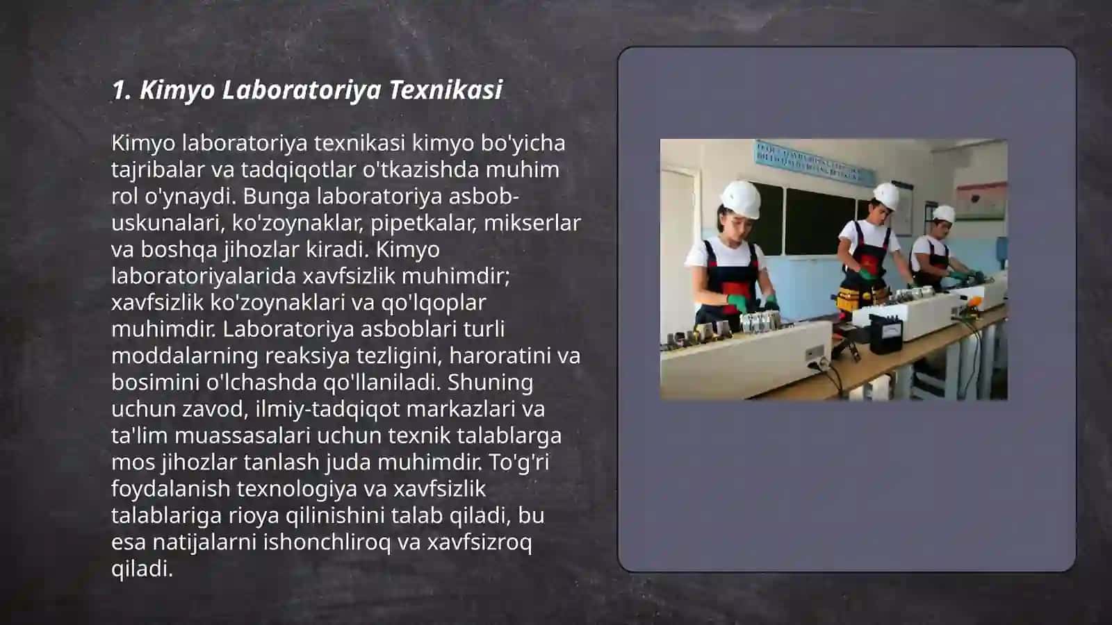 Labaratoriya va amaliy ishlar uchun qoʻllanmalar 3
