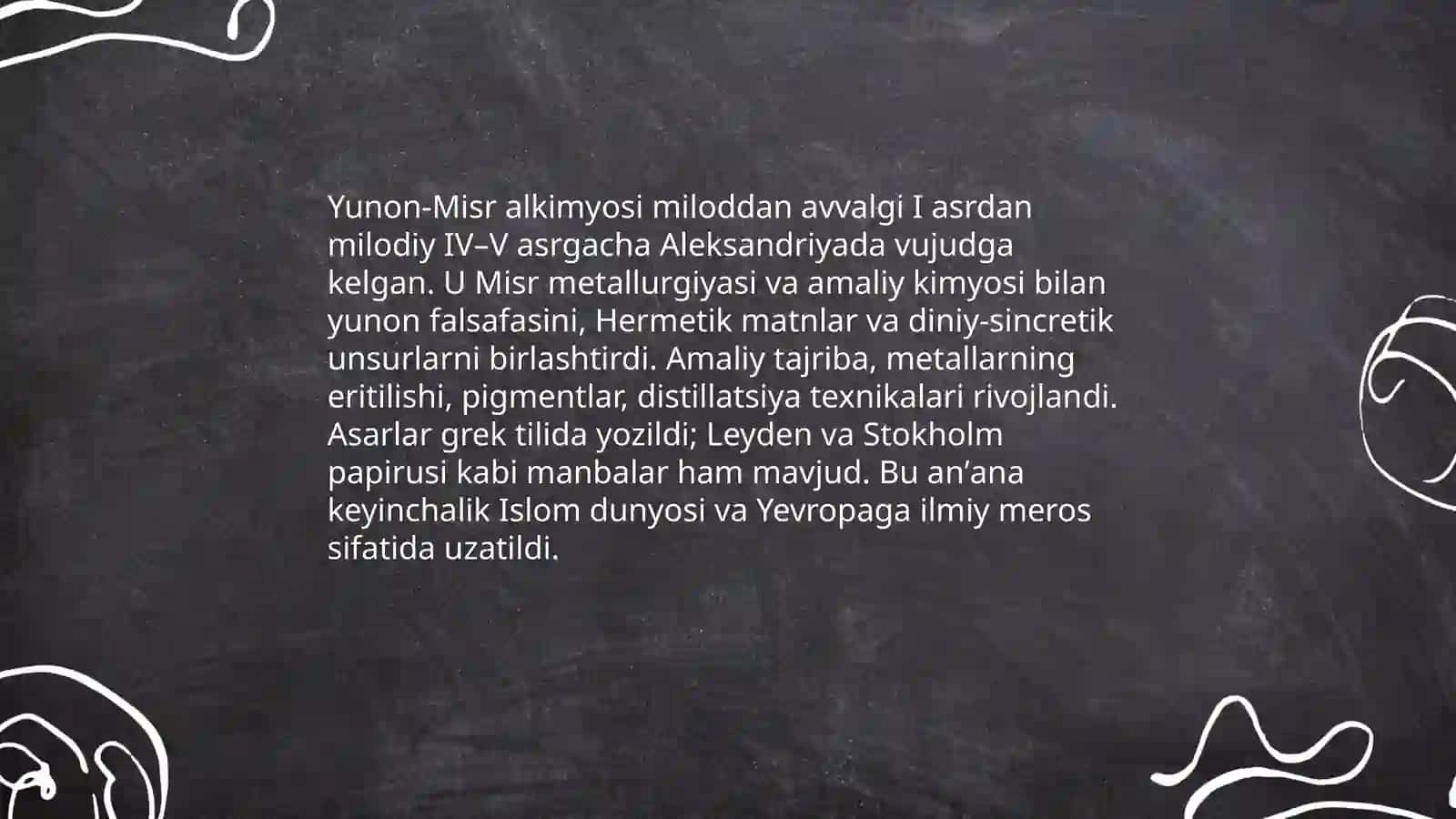 Yunon Misr alkimyosi 3