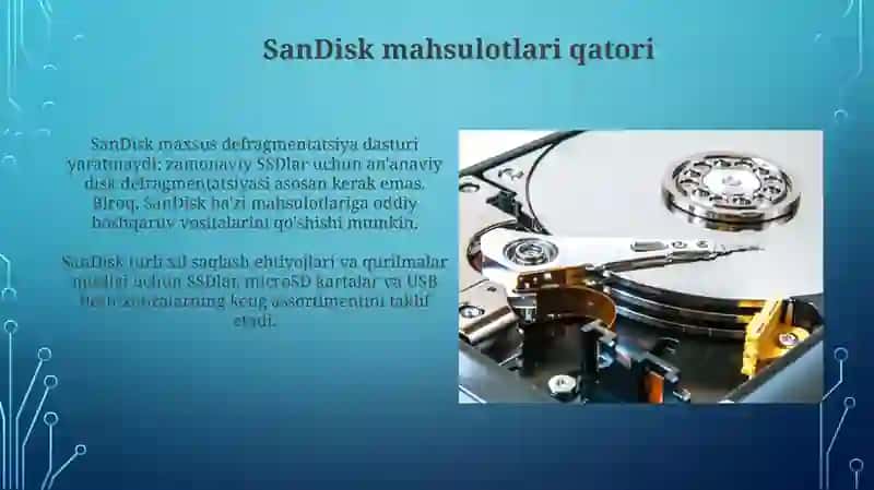 SanDisk va DeFrag dasturlari 3
