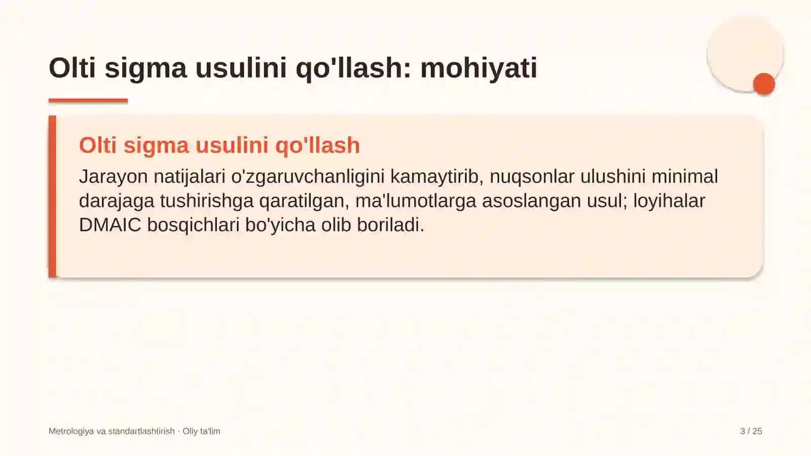 chiqindilarni qayta ishlash korxonalarida olti sigma usulini qo'llash 2760 3