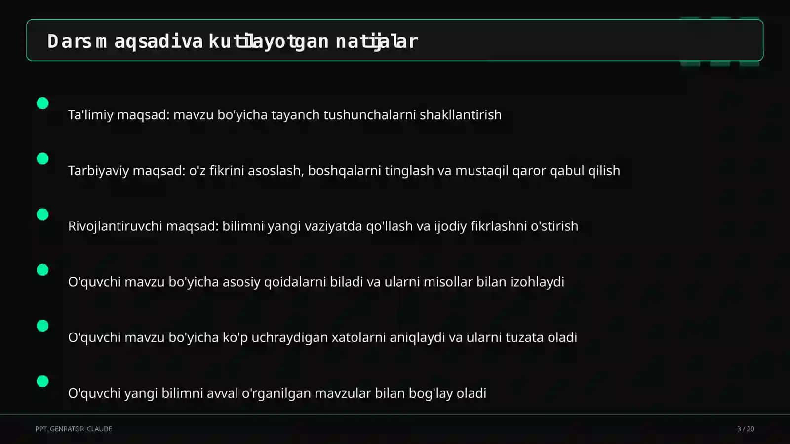 Kinematika: tekis tezlanuvchan harakat (9-sinf) 3