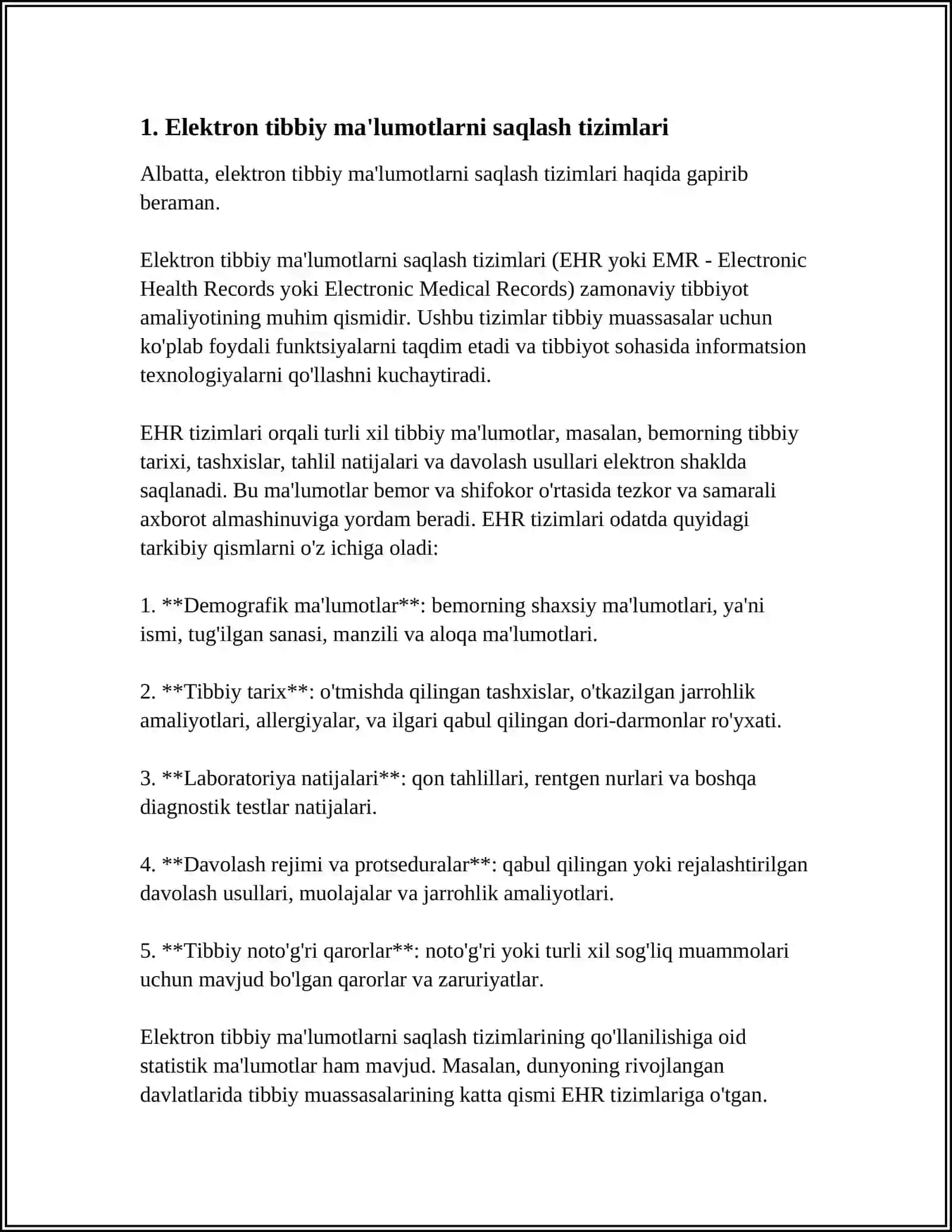 TIBBIYOT AHBOROTLARINI ARXIVLASH USULLARI 3