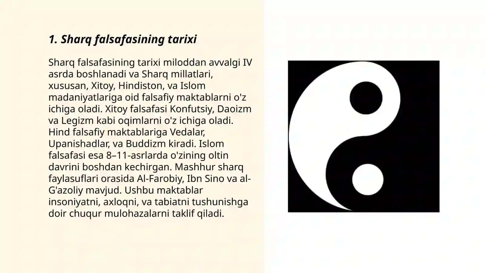 Sharq falsafasining tarixi 3