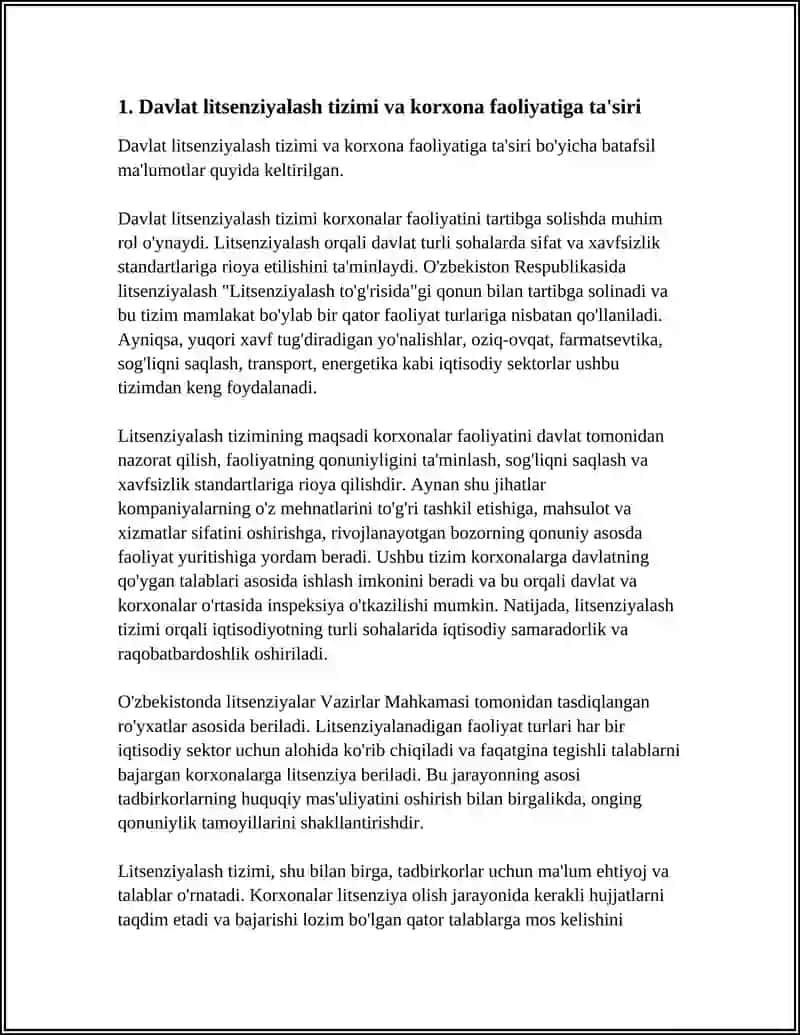 KORXONALAR FAOLIYATINI DAVLAT TOMONIDAN TARTIBGA SOLISH 3