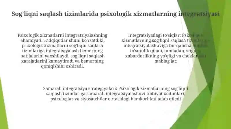 Yevropa Davlatlarining Sog'Liqni Saqlash Tizimida Psixologik Xizmatning O'Ziga Xosligi 3