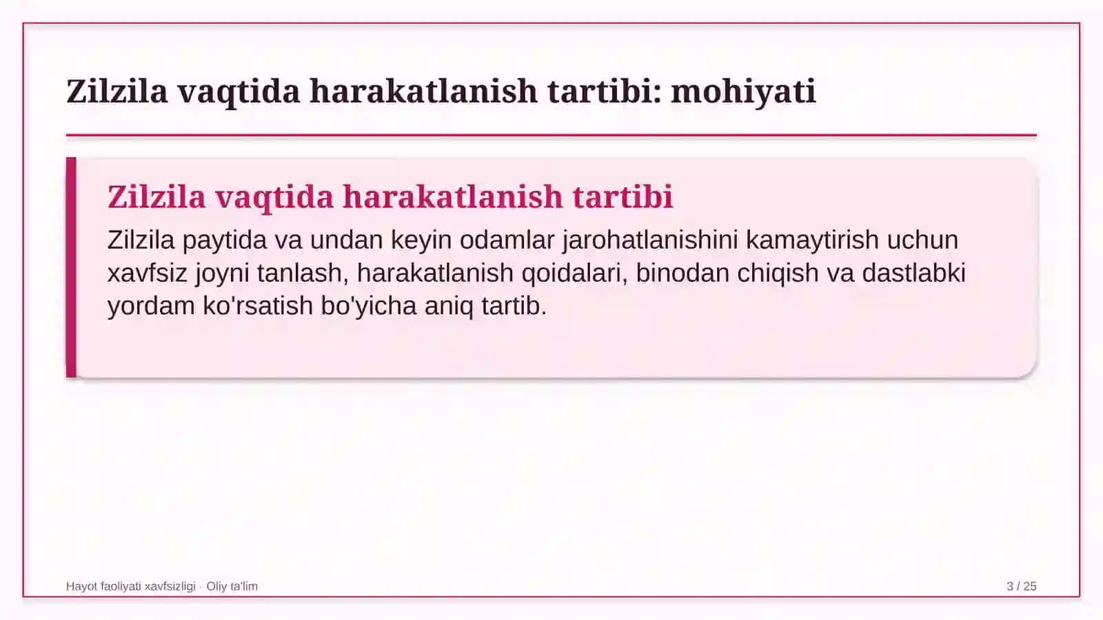 qurilish texnikasi ijarasida zilzila vaqtida harakatlanish tartibi 9700 3
