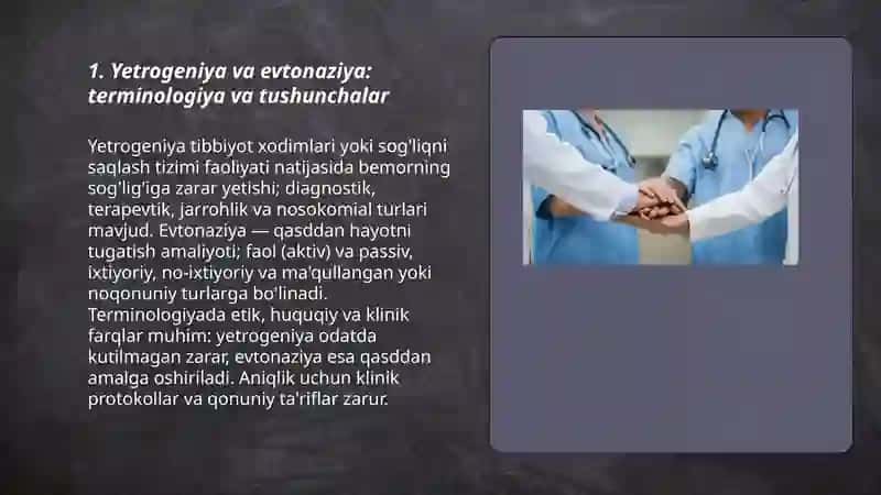 Hozirgi zamon tibbiyotida yetrogeniya va evtonaziya muammolari 3