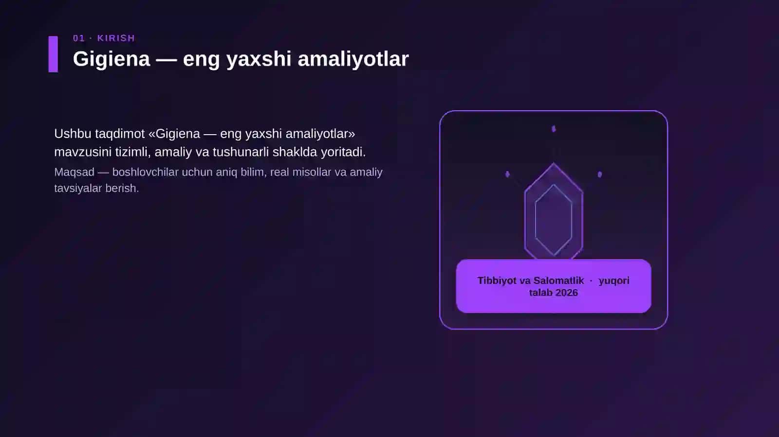 Gigiena — eng yaxshi amaliyotlar 3
