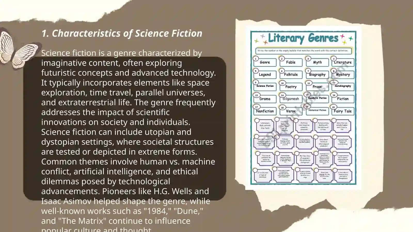 Characteristics of Science Fiction 3